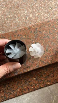1 шт. Пластиковая лопасть вентилятора с 7 лезвиями Наружный диаметр 45 мм для фена/для Panasonic и др.