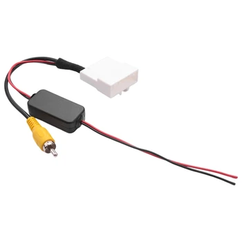 10X 24-контактный разъем адаптера автомобильной камеры для подключения камеры заднего вида к кабелю головного устройства GPS для Toyota Kluger RAV4