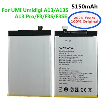 2023 Оригинальный Аккумулятор Для UMI Umidigi A13/A13 Pro A13S F3 F3S F3SE 5150 мАч Высококачественная Сменная Батарея Bateria В наличии