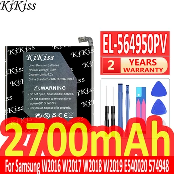 2700 мАч KiKiss Мощный Аккумулятор EL-564950PV EL564950PV Для Samsung E540020 574948 W2016 W2017 W2018 W2019 Мобильный Телефон Bateria