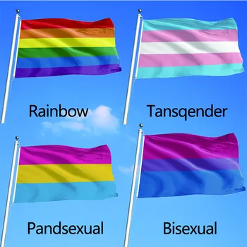 90x150 см Радужный Флаг Гей-Прайд Флаги мира Гомосексуальная Филадельфия Филадельфийский Флаг лесбиянок, висящие Украшения для дома