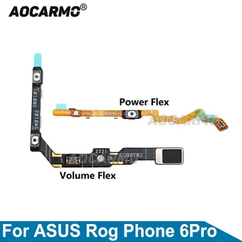 Aocarmo для ASUS ROG Phone 6Pro ROG6 Pro Включение-выключение питания + кнопки регулировки громкости, шлейф для ремонта, запасная часть