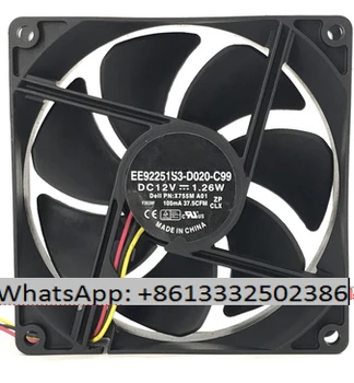EE80201S1-0000-G99 XMN4N A00 Вентилятор охлаждения сервера постоянного тока 12 В 1,56 Вт 80x80x20 мм