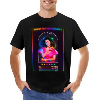 MARINA and the Diamonds - футболка с альбомом FROOT, футболка оверсайз, летние топы, футболки для мужчин