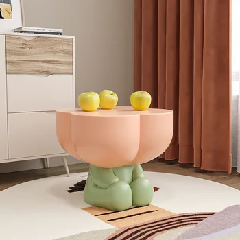Nordic Home Журнальный чайный столик в стиле тюльпан, декор для гостиной, Креативные украшения, Боковые стороны дивана, Прикроватный шкаф, Тумбочки, Декоративная мебель
