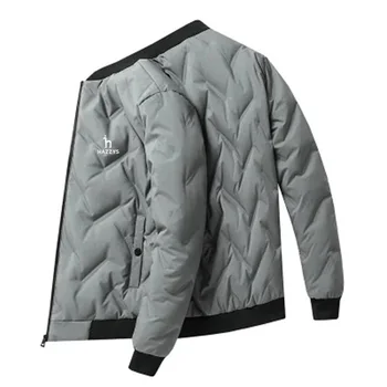 Novo outono e inverno dos homens jaqueta de algodão casual dos homens de negócios para baixo jaqueta de algodão jaqueta pão jaqu