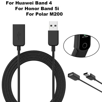 USB-кабель для зарядки смарт-часов Polar M200, док-станция для быстрого зарядного устройства длиной 1 м для Huawei Band 4 Honor Band 5i