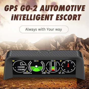 X90 4 В 1 Многофункциональный умный измеритель наклона Автомобильный HUD Head Up GPS Скорость PMH КМЧ Измеритель наклона Инклинометр Измеритель высоты Компас