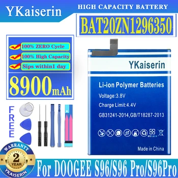 YKaiserin BAT20ZN1296350 8900 мАч Сменный Аккумулятор для DOOGEE S96/S96 Pro/S96Pro Высокой Емкости Batteria + Номер трека