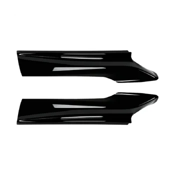 Автомобильный Ярко-черный передний бампер, угол наклона, диффузор, Сплиттер, защита спойлера для 5 серий F10 F11 2011-2017