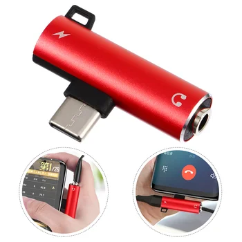 Адаптер для наушников Audio Type-C 35 мм Разъем для наушников, конвертер для зарядки, USB-адаптер