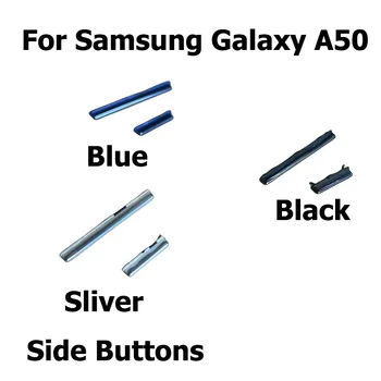 Боковая клавиша включения Samsung Galaxy A50, включение, выключение громкости, боковые клавиши корпуса, запасные части