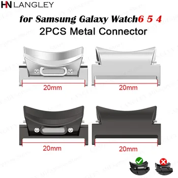 Быстросъемный Металлический Адаптер для Samsung Galaxy Watch 6 Classic 47 43 мм 46 42 мм Разъем для Samsung Watch 5 4 40 мм 44 мм Аксессуары
