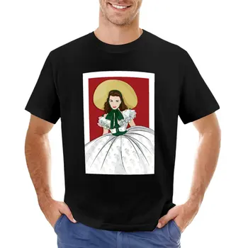 Винтажная фотография Скарлетт О'Хара, Южная красавица, футболка Scarlett O'Hara, эстетическая одежда, футболка для мужчин