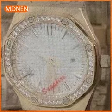 Водонепроницаемые кварцевые часы MDNEN Woman 904L из нержавеющей стали 33 мм -AT