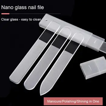 Высококачественное прозрачное шлифовальное оборудование, прочная полировальная прозрачная пилочка для маникюра, придания формы ногтям наивысшего качества