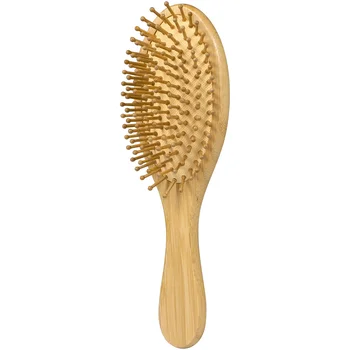 Деревянная расческа Для женских волос, Мужские расчески, Бамбуковая борода, Деревянная натуральная щетка, Высокоэластичные щетки
