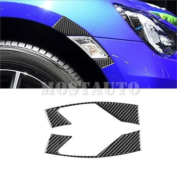 Для Subaru BRZ Toyota 86 Мягкое Карбоновое Внешнее Боковое Крыло Указатель Поворота Рамка Отделка Крышки 2013-2020 2шт (2 Цвета)