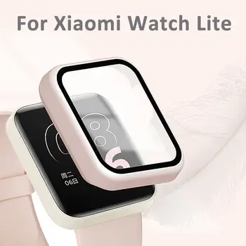 Для Xiaomi Mi Watch Lite/Redmi Hard Full Edge Стеклянная защитная пленка для экрана, корпус, рамка, защитный бампер для смарт-часов