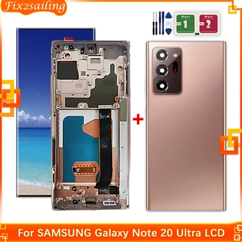 ЖК-СУПЕР Oled NOTE 20 Ultra Дисплей Для SAMSUNG Galaxy Note 20 Ultra N985 N985F Дисплей с Сенсорным Экраном Replcement 100% Протестирован