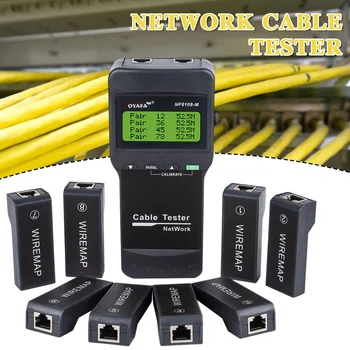 Измеритель для проверки интернет-кабеля Автоматическая калибровка Измеритель для тестирования сетей Инструмент для сетей