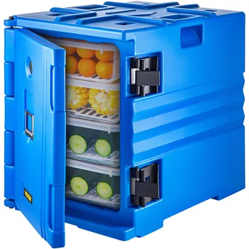 Изолированный лоток для еды, горячая коробка 82 Qt для кейтеринга, контейнер для пищевых коробок LLDPE с двойными пряжками, Фронтальная загрузка Food War