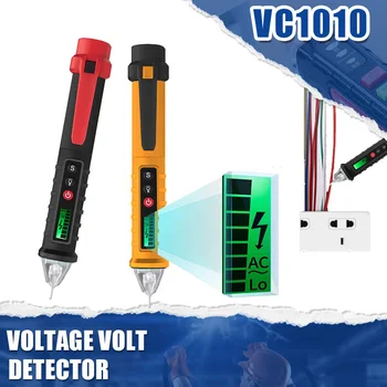 Интеллектуальный вольтметр для бесконтактного индукционного тестирования, карандаш, тестер переменного тока, ручка-зонд, измеритель электрического индикатора, детектор мощности, проверка напряжения