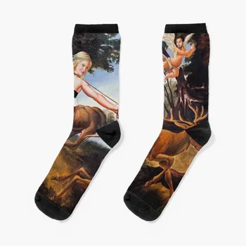 Лесли Ноуп, Носки Goddess of the Hunt, длинные носки, мужские спортивные чулки, мужские