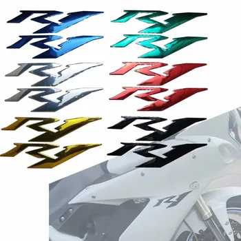 Мотоцикл 3D Эмблема Значок Наклейка На Колесо Бака R1 Наклейка Мягкая Светоотражающая Наклейка Для Yamaha YZF-R1 YZFR1 YZF R1