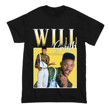 Мужская футболка, винтажная футболка Will Smith Fresh Prince, женская футболка