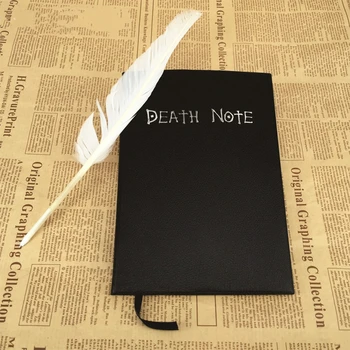 Набор аниме-коллекционных тетрадей Death Note формата А5, тематический дневник в стиле аниме, строгальный блокнот для письма