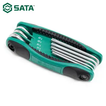 Набор ключей SATA 8pc Folding Resistorx 09123