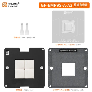 Наборы платформ трафаретов для реболлинга Amaoe BGA для чипсета IC GF-EMP9S-A-A3 SPARTAN-6 XA6SLX45T