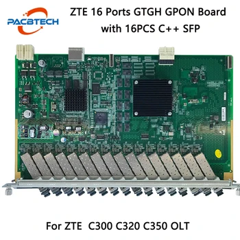 Новая Плата Сервисного интерфейса GTGO GPON OLT с 8 Портами с 8шт Модулями B + C + C ++ Plus SFP для ZTE ZXA10 C300 C320 C600
