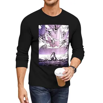 Новая длинная футболка Death from above, футболка с графическим рисунком, спортивная рубашка, футболки больших размеров, эстетическая одежда, мужские футболки с графическим рисунком.