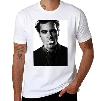 Новая футболка с Хоакином Фениксом, Джокером, актером, летние топы, футболки больших размеров, футболки в тяжелом весе, мужская одежда
