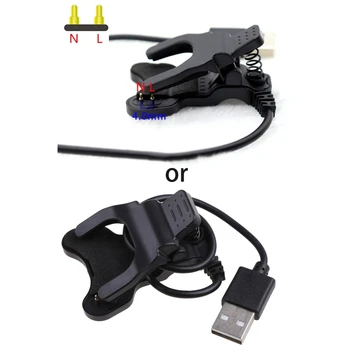 Новое Зарядное Устройство для Смарт-часов Универсальный USB-кабель Для зарядки 3-контактный Зажим 3/4/7 мм для Смарт-Браслета Провод для Зарядного Устройства 2/3 контактов для TW6