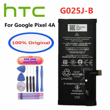Новый Оригинальный Аккумулятор G025J-B Для HTC Google Pixel 4A Pixel4A Подлинная Замена Аккумулятора телефона 3080 мАч В наличии + Наборы инструментов