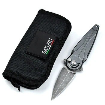Новый высококачественный Мини-N690Co стальной EDC карманный нож для выживания на открытом воздухе, складной нож для охоты, портативный тактический нож с сумкой