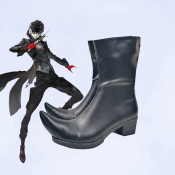 Обувь Persona 5 Amamiya Ren, Ботинки Джокера на Хэллоуин, сшитые на заказ для мужчин