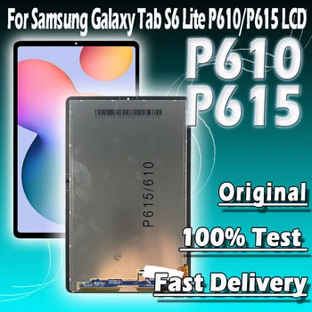 Оригинал Для Samsung Galaxy Tab S6 Lite P610N P615 P610 ЖК-дисплей С Сенсорным Экраном и Цифровым Преобразователем В Сборе Для Samsung Tab S6 Lite LCD