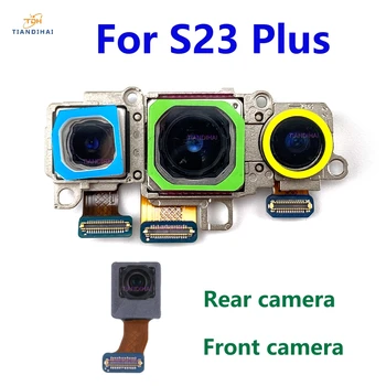 Оригинальная Фронтальная Камера Заднего Вида Для Samsung Galaxy S23 Plus S23 + 5G S916B S916N S916U Модуль Задней Фронтальной камеры Запасные Части