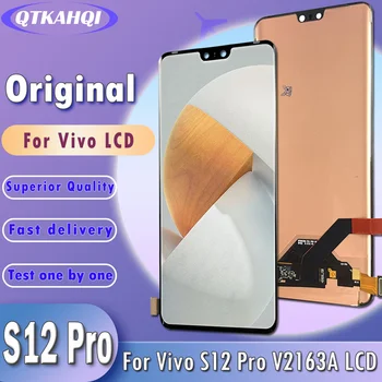 Оригинальный 6,56 дюймовый Для Vivo S12 Pro S12Pro ЖК-дисплей С Сенсорным Экраном и Дигитайзером В Сборе Для vivo V2163A ЖК-экран