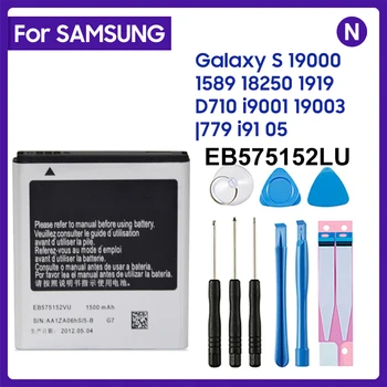 Подлинный Аккумулятор EB575152LU EB575152VA EB575152VU Для Samsung Galaxy S I919U I9000 i9001 I9003 I589 I8250 I919 D710 I779 1650 мАч