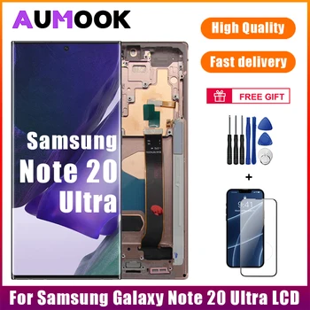 Протестированный OLED для Нового Samsung Galaxy Note 20 Ultra ЖК-дисплей с Сенсорным Экраном и Цифровым Преобразователем В Сборе для SM-N985F SM-N985F/DS LCD