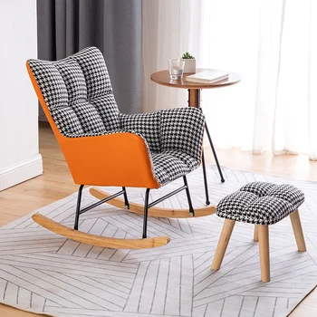 Скандинавская мебель Креативного дизайна, Балкон, Кресло-качалка для отдыха, Гостиная, спальня, Домашний Ленивый диван, кресло для отдыха для взрослых.