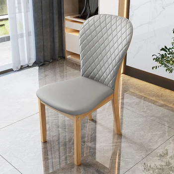 Современные стулья для гостиной Nordic Relax Дизайнерские роскошные стулья для столовой Lazy Эргономичный Салон Cadeira Мебель для дома MQ50KT