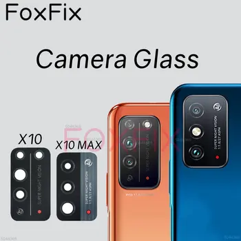 Стеклянный объектив задней камеры для Honor X10 и X10 MAX 5G Заменен клейкой наклейкой