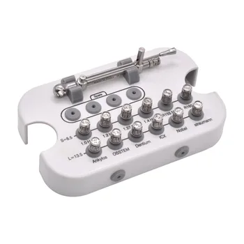 Стоматологические Отвертки Инструменты для установки зубных имплантатов Динамометрический ключ с храповиком 10-70 см с приводами &