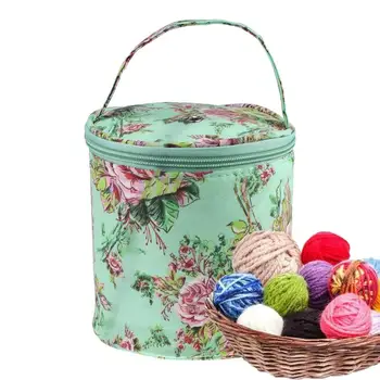 Сумка для вязания, домашняя сумка для ежедневного хранения, шерстяная пряжа, вязаная крючком швейная игла, сумочка, инструмент для ткачества, сумка для хранения пряжи